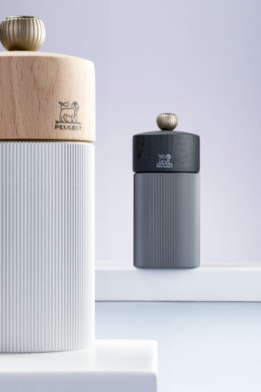 Photographie de nature morte minimaliste du duo line de Peugeot Saveurs avec la technique du focus stacking